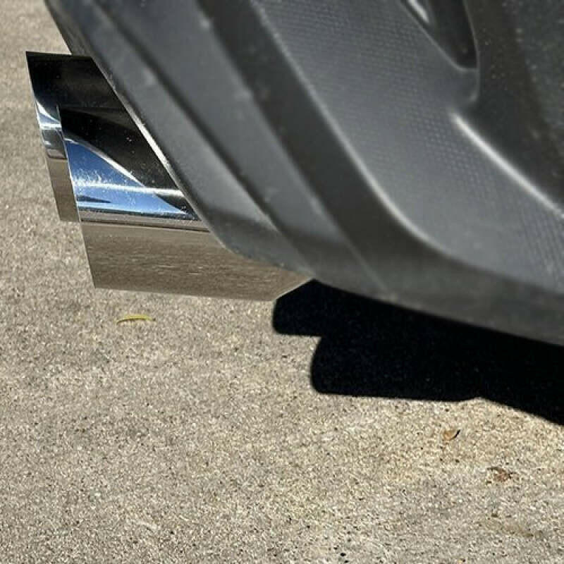 BLOX Racing 2022+ WRX Muffler Delete / Axle Back Single Wall 4in - Polished Tips Muffler Delete Pipes BLOX Racing