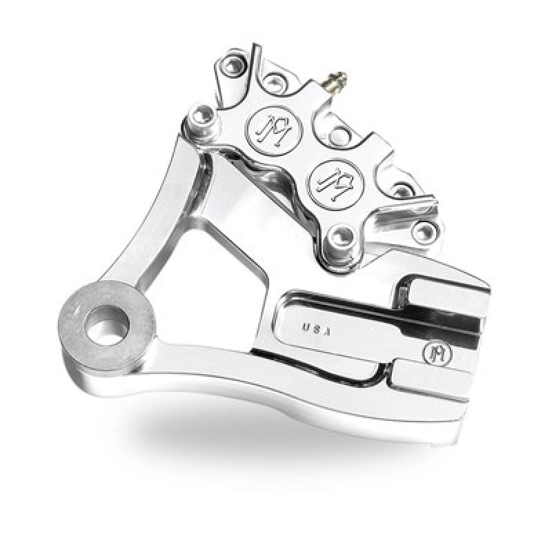 Performance Machine 4 Piston Classic Caliper - Polished Brake Calipers - Perf Performance Machine