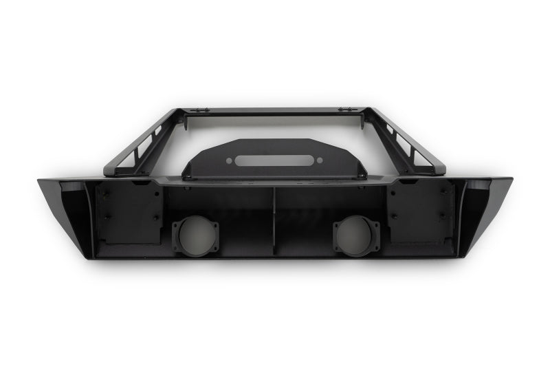 DV8 Offroad 07-23 Jeep Wrangler/Gladiator JT/JK/JL FS-25 Stubby Front Bumper w/Plated Bull Bar Bumpers - Steel DV8 Offroad