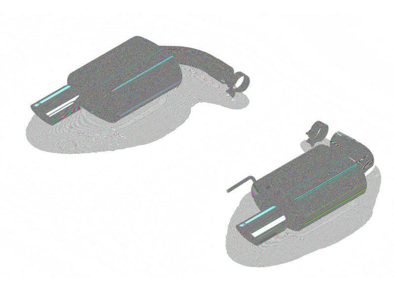 Borla Atak S Rear Section 15-17 Ford Mustang GT 5.0L V8 MT/AT 2.5in pipe 4in tip Catback Borla