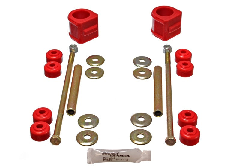 Energy Suspension Gm 4 X Frt Stab Bar Bush - Red Bushing Kits Energy Suspension
