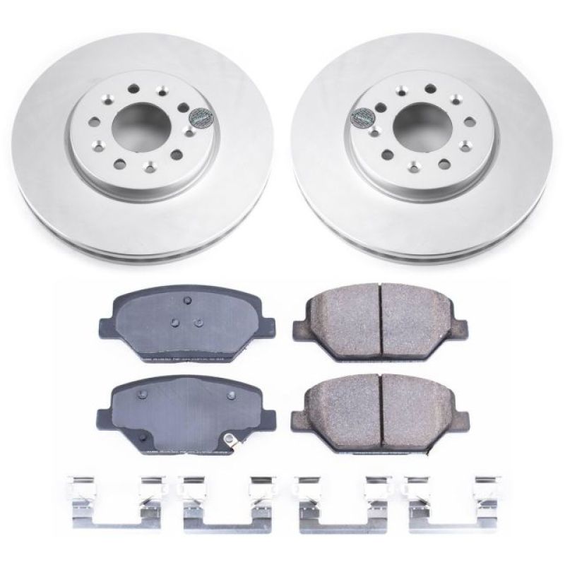 Power Stop 16-18 Buick Envision Front Z17 Evolution Geomet Coated Brake Kit Brake Kits - Performance Blank PowerStop