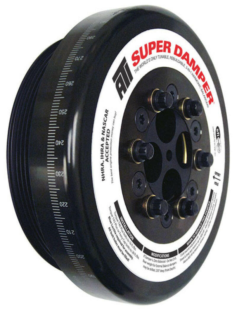 ATI Damper - 8.074in - Steel - 8 Grv - Cummins - 4BT - 6BT - 3.9L - 5.9L - 3 Ring - Diesel Crankshaft Dampers ATI