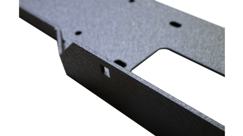 Fishbone Offroad 2019+ Ram 1500 Pike Winch Plate - Black Winch Accessories Fishbone Offroad