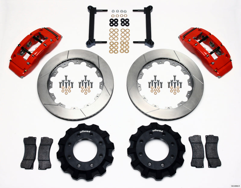 Wilwood TC6R Front Kit 16.00in Red 1999-2010 GM H2 Truck/SUV 2500 Big Brake Kits Wilwood