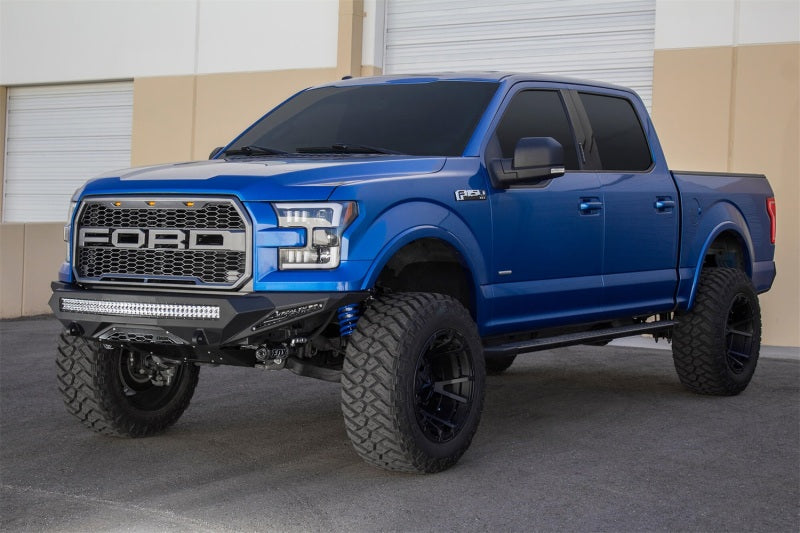Addictive Desert Designs 15-17 Ford F-150 EcoBoost Stealth Fighter Front Bumper Bumpers - Steel Addictive Desert Designs