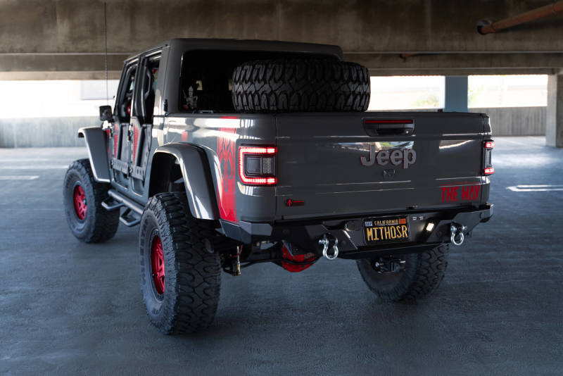 DV8 Offroad 20-23 Jeep Gladiator JT FS-15 Series Rear Bumper Bumpers - Steel DV8 Offroad