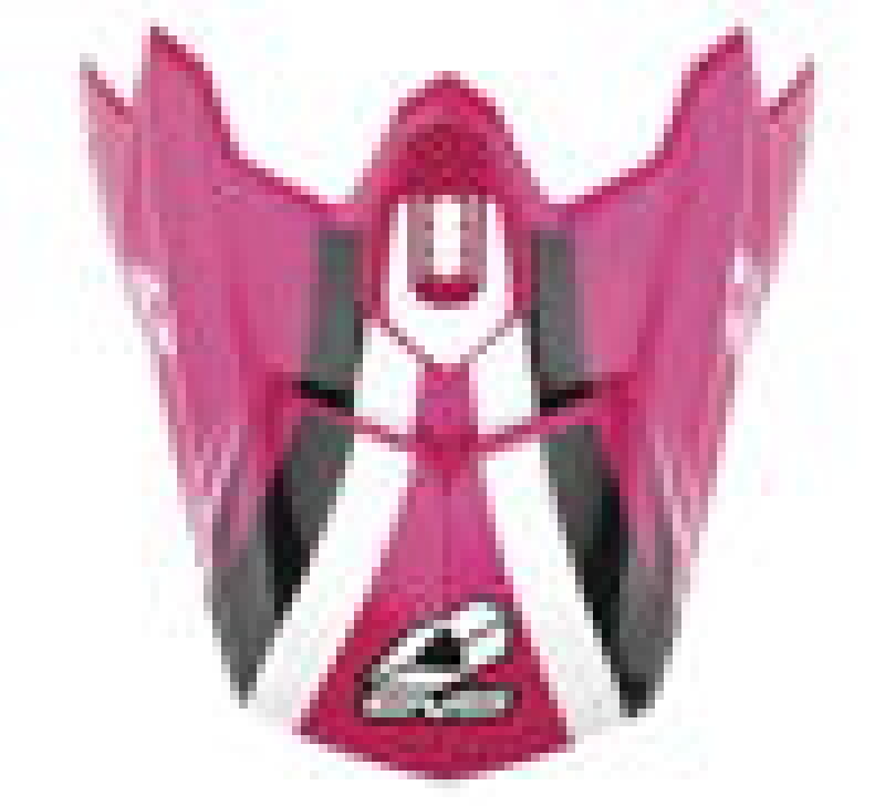 EVS T3 Works Visor - Pink/White/Black Helmets and Accessories EVS