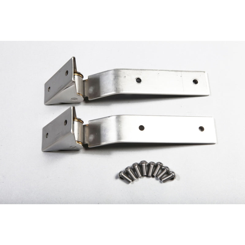 Rugged Ridge 87-95 Jeep Wrangler YJ Stainless Steel Tailgate Hinges Tailgate Accessories Rugged Ridge
