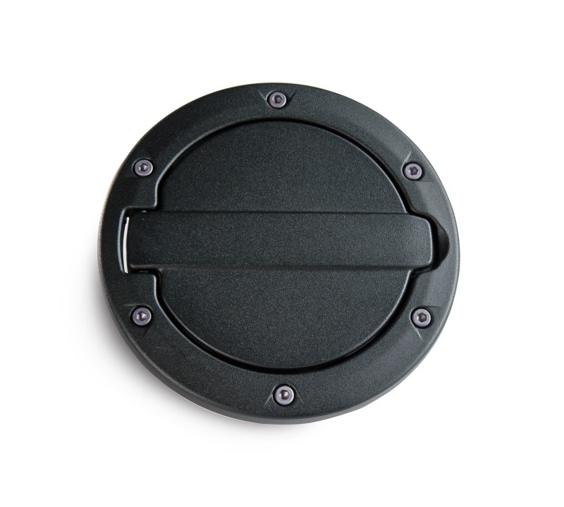 AMP Research 2007-2017 Jeep Wrangler JK 2/4 Door Fuel Door - Black Fuel Caps AMP Research