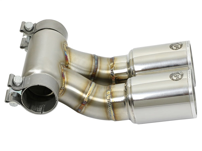 aFe Power 13-14 Porsche Cayman S / Boxster S Polish Exhaust Tip Upgrade Catback aFe