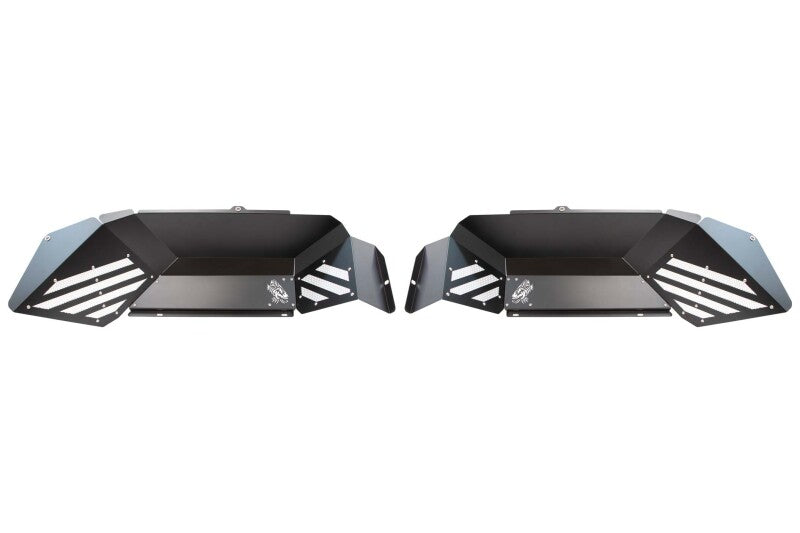 Fishbone Offroad 2020+ JT Gladiator Rear - Black Aluminum Inner Fenders Fenders Fishbone Offroad
