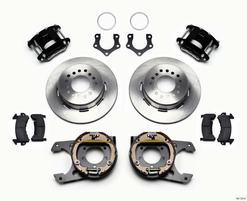 Wilwood D154 P/S Park Brake Kit Mopar/Dana 2.36in Off w/Snap Ring Bearing Big Brake Kits Wilwood
