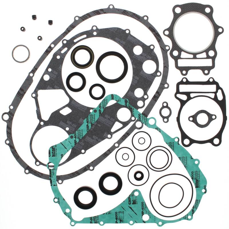 Vertex Gaskets 08-15 Suzuki LT-A400F 4WD King Quad Complete Gasket Kit w/ Oil Seals Engine Hardware Vertex Pistons