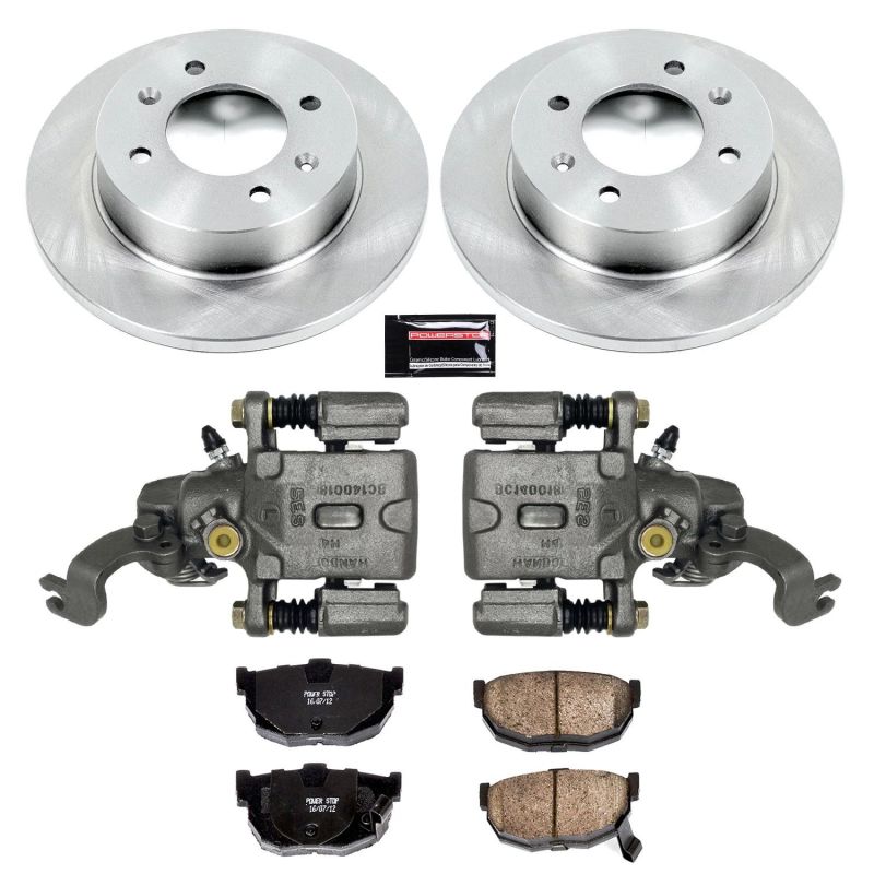 Power Stop 05-06 Hyundai Elantra Rear Autospecialty Brake Kit w/Calipers Brake Kits - OE PowerStop