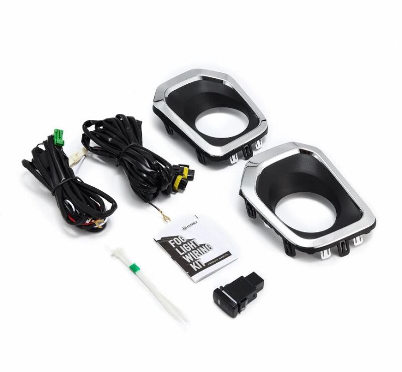 AlphaRex 16-22 Toyota Tacoma Bezel & Wiring Kit (Does Not Include Fog Lights) Light Accessories and Wiring AlphaRex