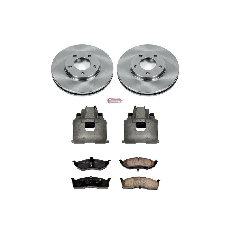 Power Stop 1996 Chrysler Town and Country Front Autospecialty Brake Kit w/Calipers Brake Kits - OE PowerStop