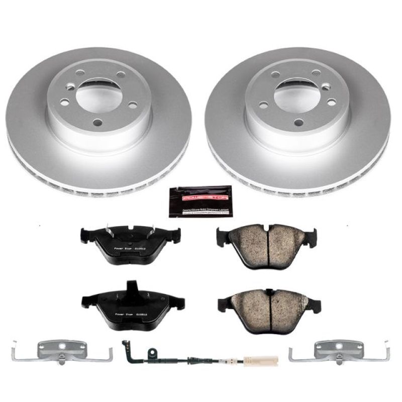 Power Stop 04-06 BMW 525i Front Z23 Evolution Sport Coated Brake Kit Brake Kits - Performance D&S PowerStop