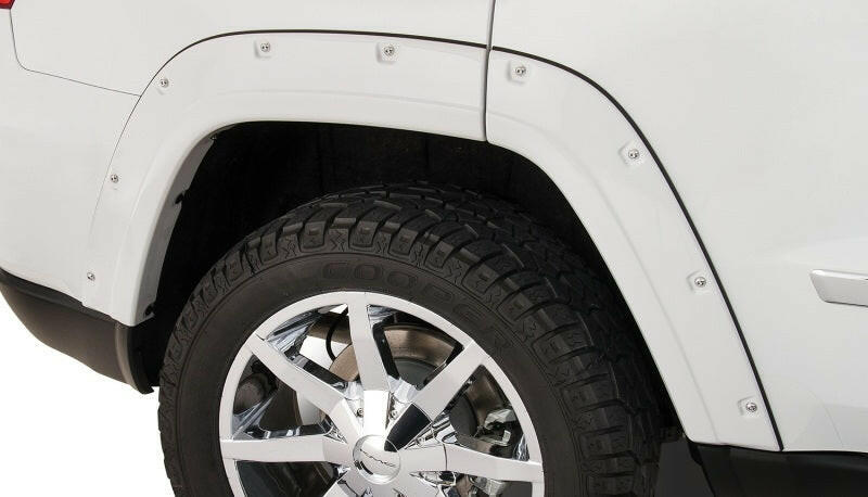 Bushwacker 11-18 Jeep Grand Cherokee Pocket Style Flares 2pc Does Not Fit SRT8 - Black Fender Flares Bushwacker
