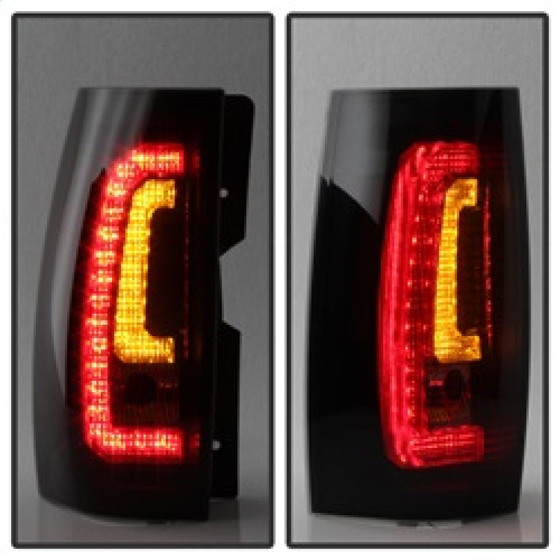 Spyder Chevy Suburban 07-14 V2 - LED Tail Lights - Black Smoke ALT-YD-CSUB07V2-LED-BSM Tail Lights SPYDER
