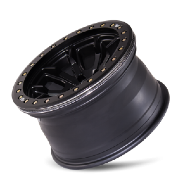 Dirty Life 9303 DT-1 17x9/8x165.1 BP/-12mm Offset/130.8mm Hub Matte Black Wheel - Beadlock Wheels - Cast Dirty Life