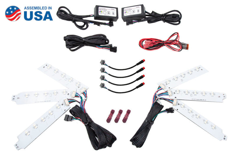Diode Dynamics 15-17 Ford Mustang RGBW DRL LED Boards Light Accessories and Wiring Diode Dynamics