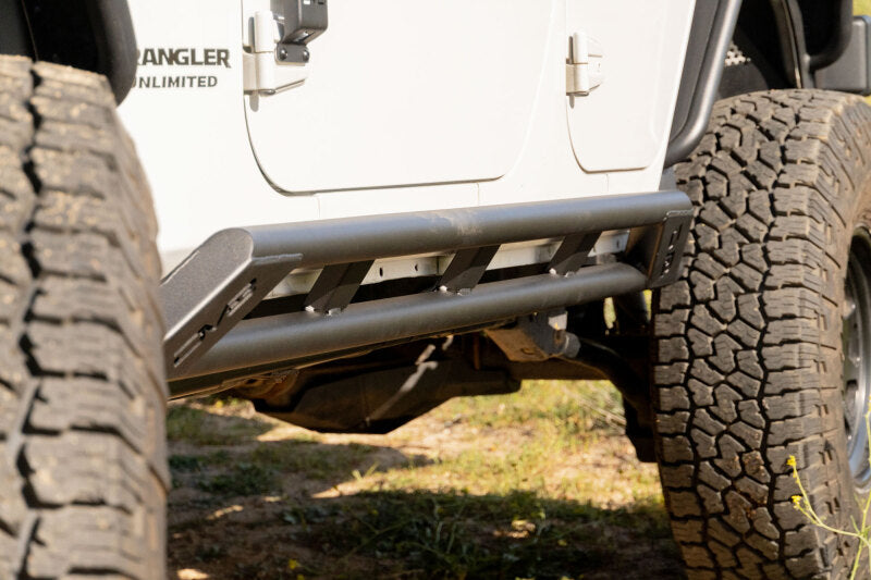 DV8 Offroad 2007-2018 Jeep Wrangler JK 4-Door Rock Sliders Body Armor & Rock Rails DV8 Offroad