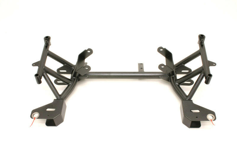 BMR 98-02 4th Gen F-Body K-Member w/ LS1 Motor Mounts and Pinto Rack Mounts - Black Hammertone Crossmembers BMR Suspension