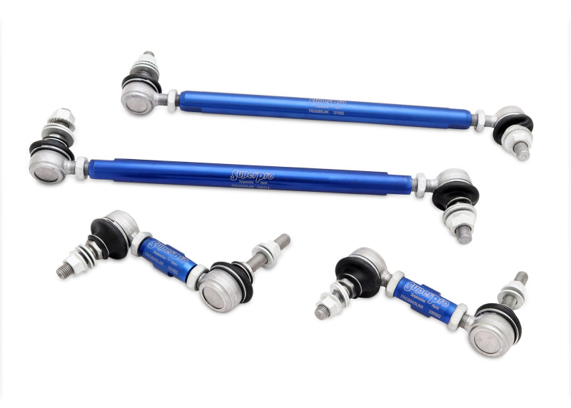 SuperPro 06-13 Audi A3 HD Adjustable End Link Set (TRC12265 + TRC1045L) Sway Bar Endlinks Superpro