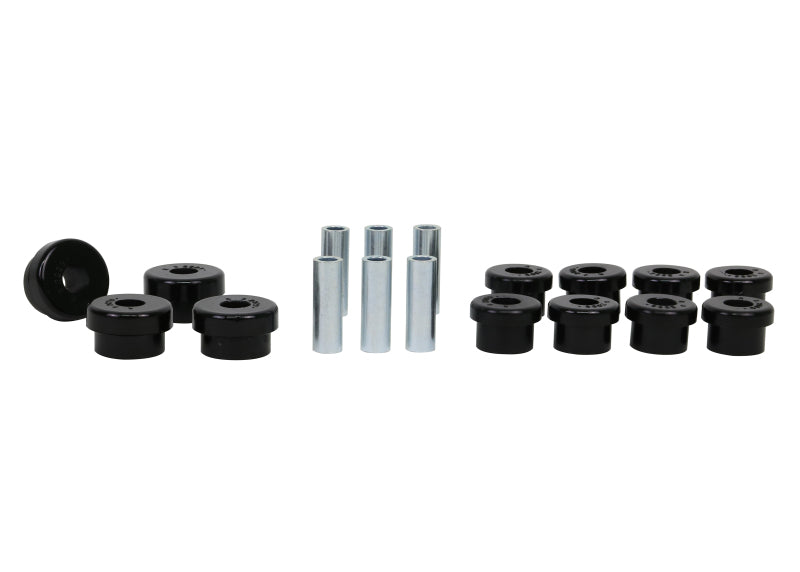 Whiteline Plus 88-00 Honda Civic / 88-9/95 CRX Rear Control Arm - Lower Inner & Outer Bushing Kit Bushing Kits Whiteline