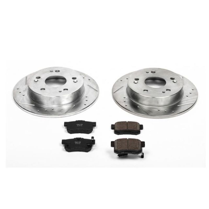 Power Stop 13-15 Acura ILX Rear Z23 Evolution Sport Brake Kit Brake Kits - Performance D&S PowerStop
