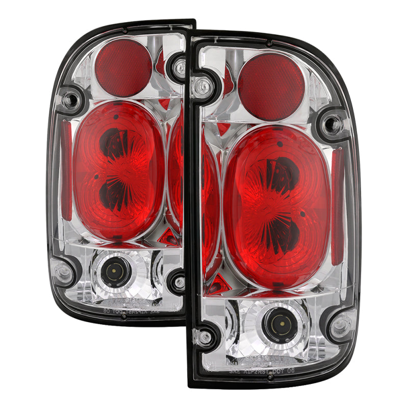 Spyder Toyota Tacoma 95-00 Euro Style Tail Lights Chrome ALT-YD-TT95-C Tail Lights SPYDER