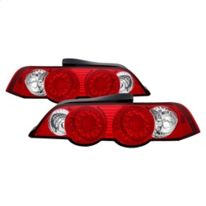 Spyder Acura RSX 02-04 LED Tail Lights Red Clear ALT-YD-ARSX02-LED-RC Tail Lights SPYDER