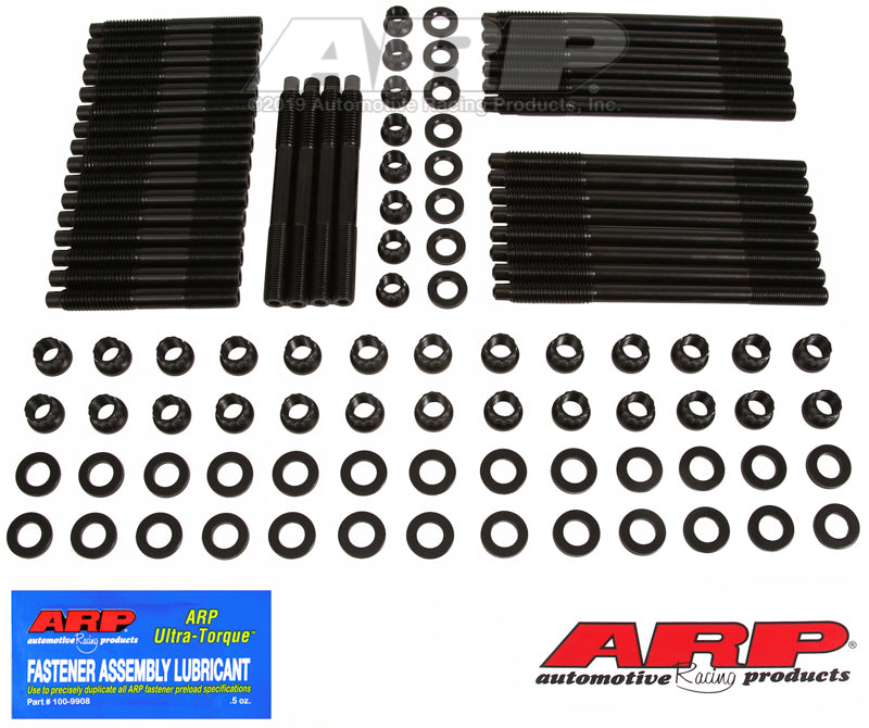ARP Small Block Chevy w/ Brodix Rodeck Alum Block All Pro Heads - Head Stud Kit Head Stud & Bolt Kits ARP