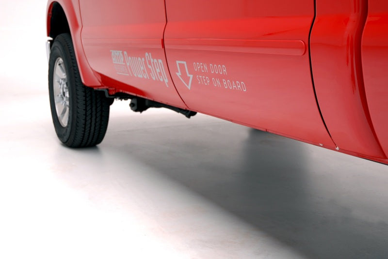 AMP Research 2004-2007 Ford F250/F350/450 All Cabs PowerStep - Black Running Boards AMP Research