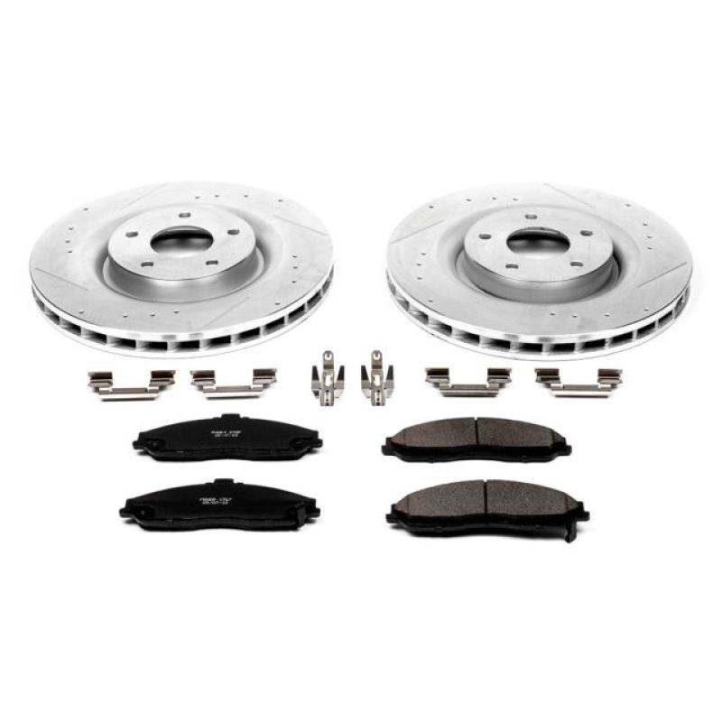 Power Stop 06-09 Cadillac XLR Front Z23 Evolution Sport Brake Kit Brake Kits - Performance D&S PowerStop