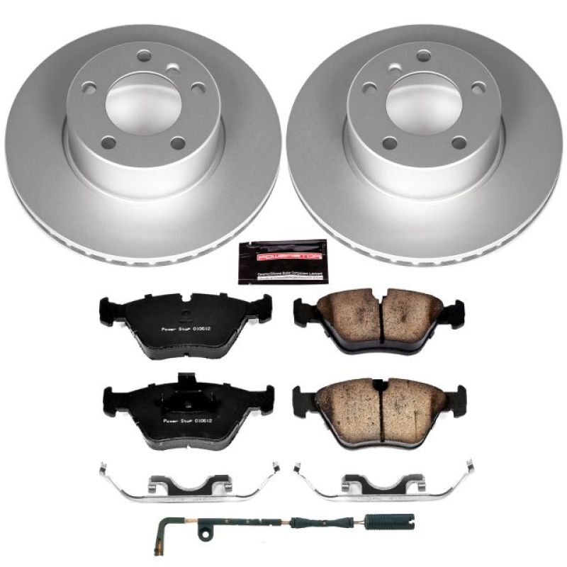 Power Stop 01-03 BMW 525i Front Z23 Evolution Sport Coated Brake Kit Brake Kits - Performance D&S PowerStop