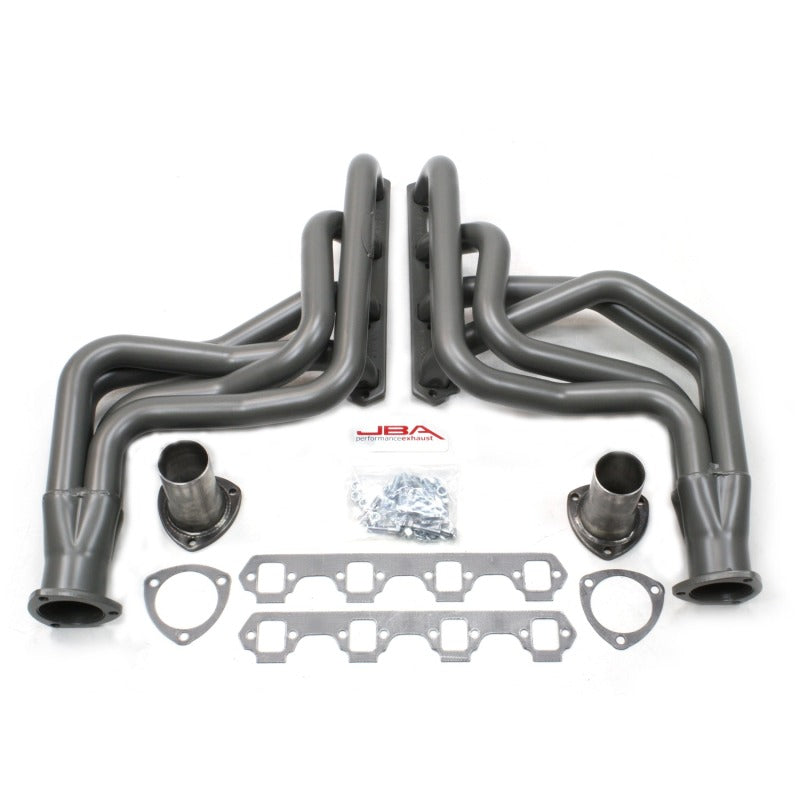 JBA 65-73 Ford Mustang 260-351W (w/Mustang II Suspension) 1-3/4in Primary Ti Ctd Long Tube Header Headers & Manifolds JBA