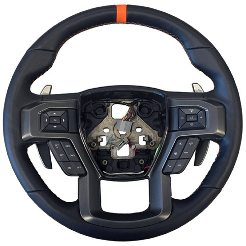 Ford Racing 2015-2017 F-150 Raptor Performance Steering Wheel Kit - Orange Sightline Steering Wheels Ford Racing