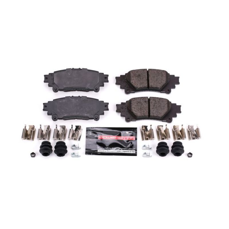 Power Stop 16-17 Lexus GS200t Rear Z23 Evolution Sport Brake Pads w/Hardware Brake Pads - Performance PowerStop