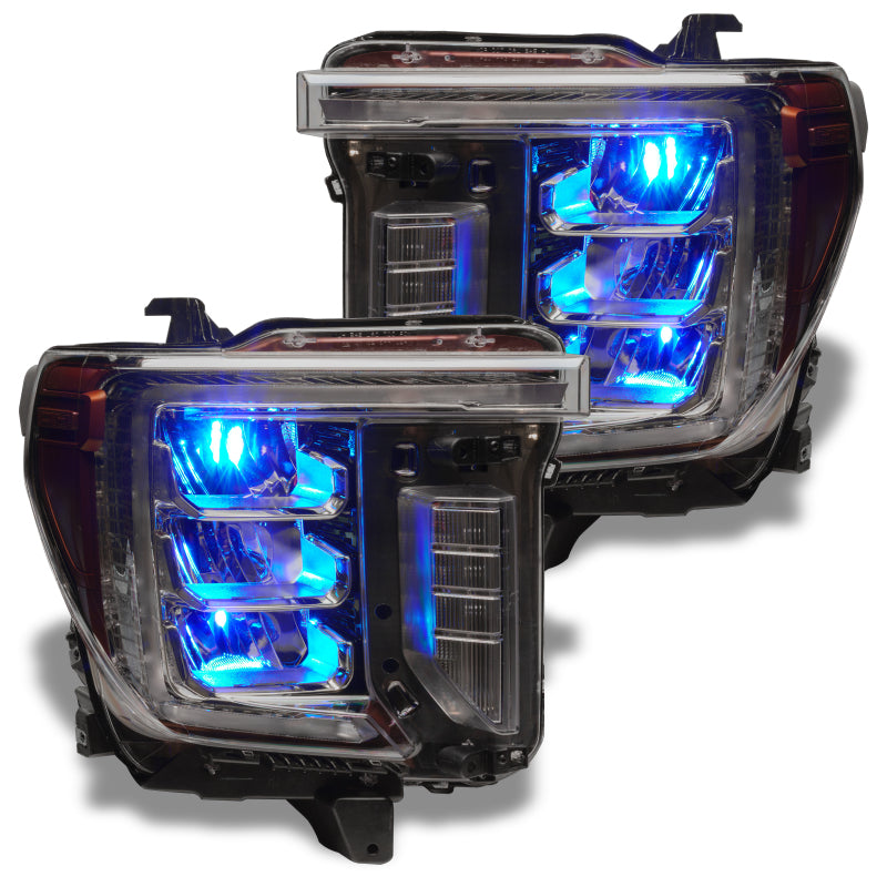 Oracle 19-21 Silverado/Sierra 1500 RGB Demon Eye Headlight Kit - w/o Controller Headlights ORACLE Lighting