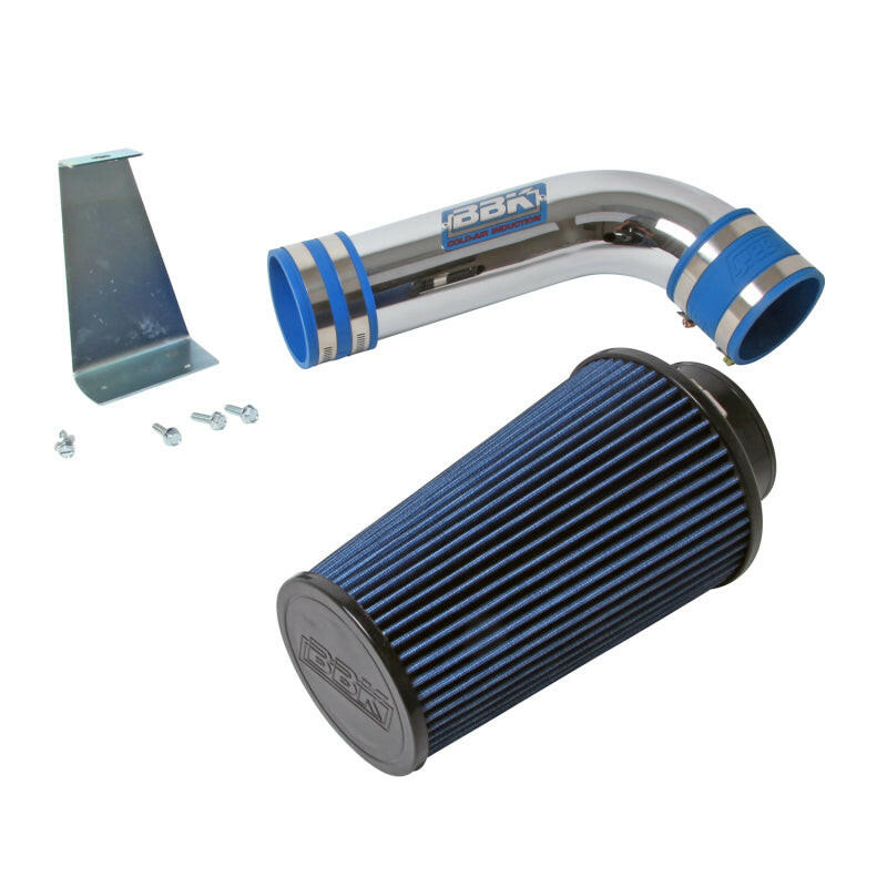 BBK 86-93 Mustang 5.0 Cold Air Intake Kit - Standard Style - Chrome Finish Cold Air Intakes BBK