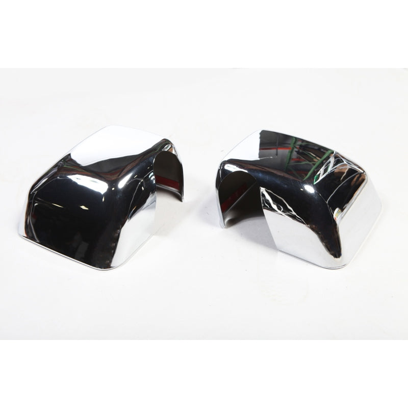 Rugged Ridge Mirror Covers Chrome 07-18 Jeep Wrangler JK Exterior Trim Rugged Ridge