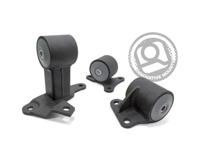 Innovative 94-97 Accord H/F Series Black Steel Mounts 95A Bushings Engine Mounts Innovative Mounts