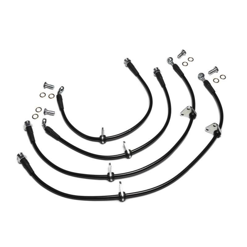 Chase Bays 02-07 Subaru Impreza WRX (Excl STi) Caliper Brake Lines - Front & Rear Lines Brake Line Kits Chase Bays