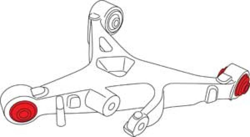 SPC Performance X Axis Sealed Flex Joint for 2003-2008 Jaguar S-Type Control Arms SPC Performance