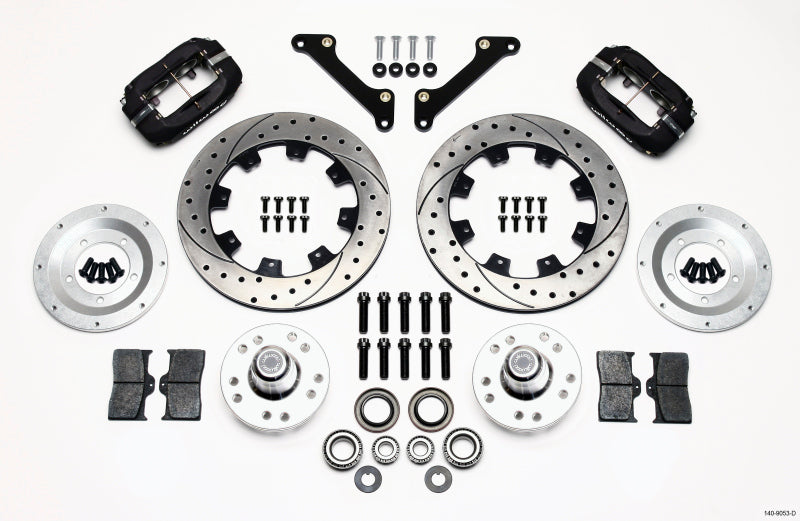 Wilwood Forged Dynalite Front Kit 12.19in Drilled 79-81 Camaro Big Brake Kits Wilwood