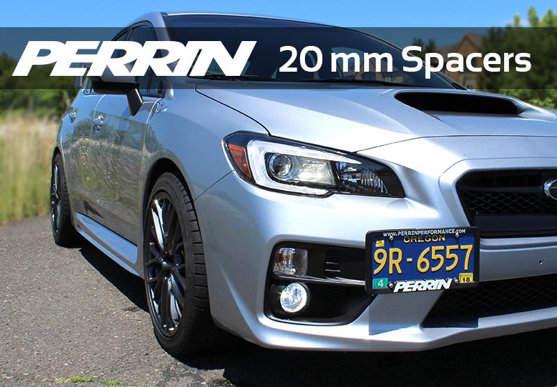 PERRIN 15-25 Subaru WRX / 05-21 STI 20mm Wheel Spacers 5x114.3 56mm CB - Pair Wheel Spacers & Adapters Perrin Performance
