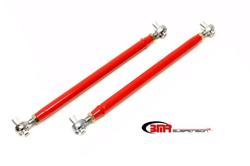 BMR 64-72 A-Body Double Adj. Offset Lower Control Arms - Red Control Arms BMR Suspension