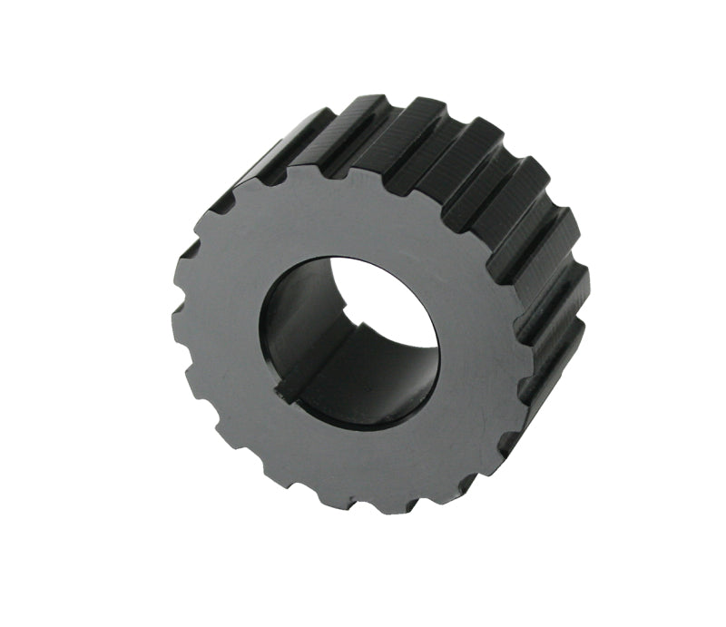 Moroso Crankshaft Pulley - Gilmer Style - 3/8in Pitch x 1in Wide - 18 Tooth Pulleys - Crank, Underdrive Moroso